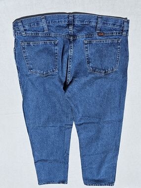Rustler Classic Straight Leg Jeans in Blue Denim